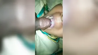 Mature Aunty Swallowing Every Drop Of Her Lover's Hot Load