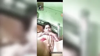 Bangladeshi Babe Fingering Her Dripping Pussy Live On Selfie