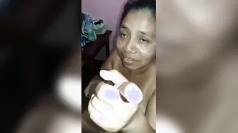 Chubby Aunty Riding Her Husband's Friend While He Is Away Today