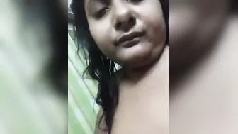 Busty Wife Showing Massive Boobs Squeezing Them On Hidden Cam