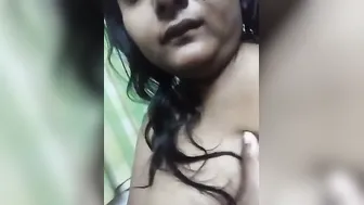 Busty Wife Showing Massive Boobs Squeezing Them On Hidden Cam