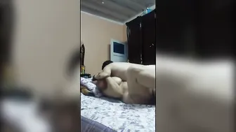 Curvy Aunty Taking Lover Cock Deep While Husband Away Working