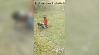 Village Girl Getting Pounded Outdoors By Paying Customer Rough