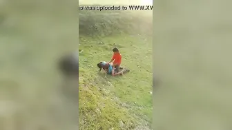 Village Girl Getting Pounded Outdoors By Paying Customer Rough