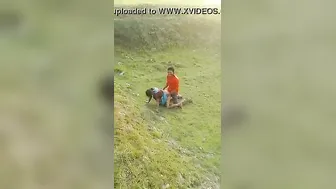 Village Girl Getting Pounded Outdoors By Paying Customer Rough