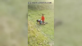 Village Girl Getting Pounded Outdoors By Paying Customer Rough