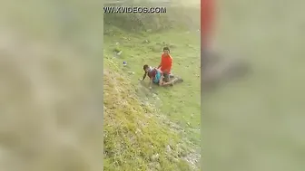 Village Girl Getting Pounded Outdoors By Paying Customer Rough