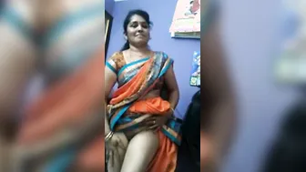Curvy Bhabhi Filming Herself Touching Pussy In Bedroom Alone
