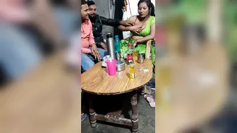 Busty Wife Pleasuring Multiple Guys Taking Money For Sessions