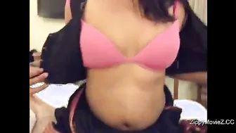 Married Bhabhi Getting Ready With Huge Boobs Showing Condom Prep