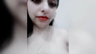 Naughty Wife Filming Her Naked Body Alone At Home For BF