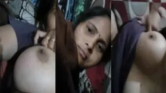 Married Bhabhi Stripping And Showing Off Her Big Tits On Camera