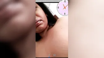 Busty GF Showing Her Boobs On Video Call With Her Man