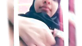 Shy Covered Girl Revealing Her Big Natural Boobs On Hidden Cam