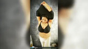 Married Woman Doing Sexy Striptease To Seduce Her Secret Lover