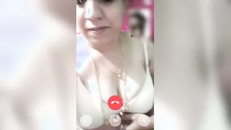 Married Wife Having Secret Video Call With Her Lover Late Night
