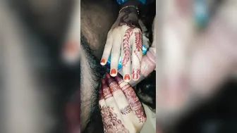 Newly Married Wife Giving Her Husband First Blowjob