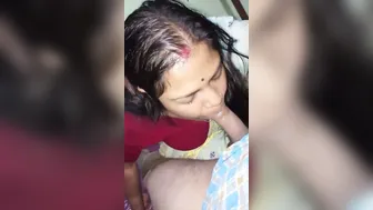 Chubby Married Babe Blowing Hubby Pov Style On Their Anniversary