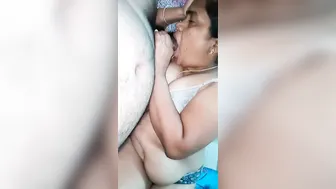 Mature Bhabhi Recorded Secretly While Blowing Her Devar
