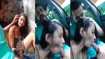 Cute Desi Girl Having Wild Sex With BF Outdoors