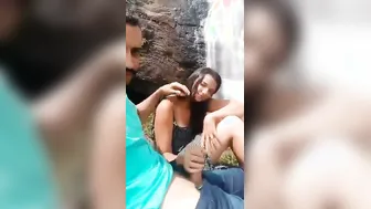Cute Desi Girl Having Wild Sex With BF Outdoors
