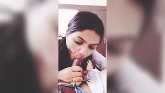 Village Girl Giving Sloppy Head To BF In Hidden Mms Clip