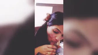 Village Girl Giving Sloppy Head To BF In Hidden Mms Clip