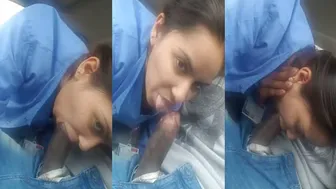 Sexy GF Deepthroating My Fat Cock Like A Pro Slut