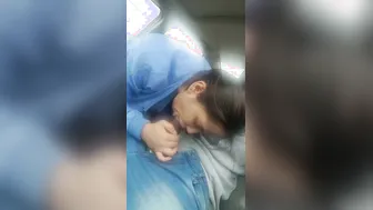 Sexy GF Deepthroating My Fat Cock Like A Pro Slut