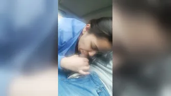 Sexy GF Deepthroating My Fat Cock Like A Pro Slut