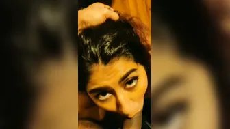 Submissive Desi Wife On Her Knees Pleasing Her Man Properly