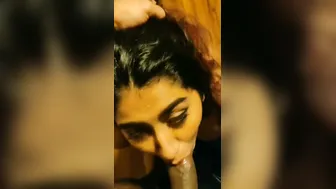 Submissive Desi Wife On Her Knees Pleasing Her Man Properly