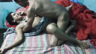 Late Night Bedroom Session Between Horny Desi Lovers Exposed