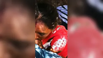 Village Slut Sucking Client Outdoors Behind Local Market Area