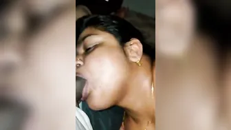 My GF Stroking And Sucking Uncut Dick Until Cumshot