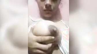 Busty GF Fingering Her Wet Pussy Alone In Her Room On Cam