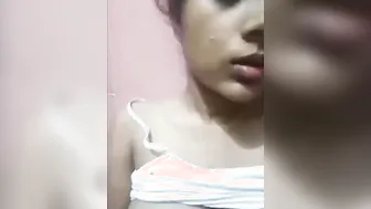 Busty GF Fingering Her Wet Pussy Alone In Her Room On Cam