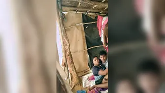 Slum Couple Getting Caught Fucking Outdoors By Hidden Voyeur