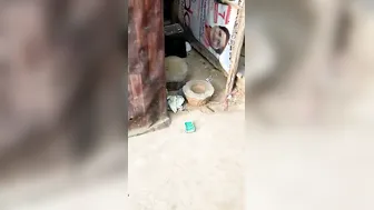 Slum Couple Getting Caught Fucking Outdoors By Hidden Voyeur