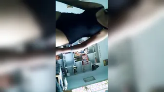 Hairy Pussy GF Touching Herself Moaning In Her Bedroom