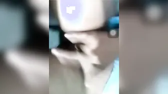 Horny GF Rubbing Her Pussy Filming Herself All Alone