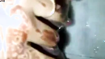 Indian Bride Touching Herself Alone The Night Before Her Wedding