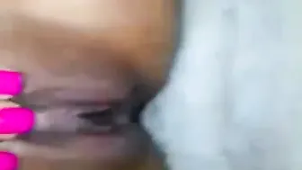 Indian Bride Touching Herself Alone The Night Before Her Wedding