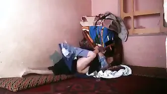 Desi Couple Caught On Camera Having Rough Secret Hookup