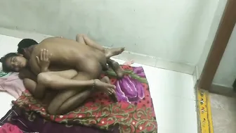 Desi Couple Fucking Raw In Their Bedroom Caught On Hidden Camera