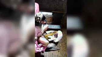 Village Girl Getting Intimate With Older Man In Private Video