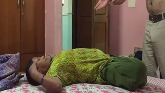 Mature Randi Servicing Her Regular Client In Private Bedroom