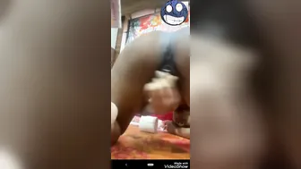 Horny Bhabhi Using Dildo On Her Pussy While Alone At Home