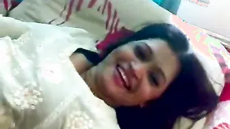 Newlywed Indian Wife Nervous But Horny On First Night Together