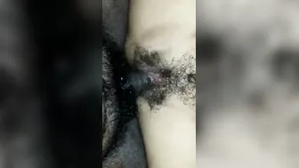 Village Wife Getting Pounded Hard Showing Her Natural Hairy Bush
